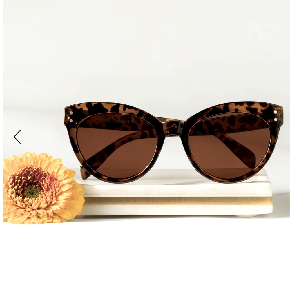 SAINT OWEN X CURATEUR
WYLDE Tortoise Shell Sunglasses MSRP $98 NWT with case